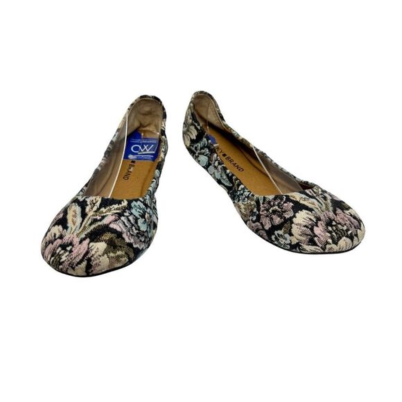 Lucky Brand Floral Print Flats Blue - Picture 3 of 7